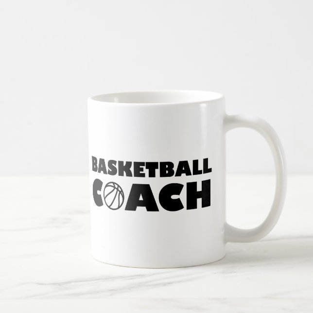 Basketball coach coffee mug (Right)