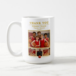 Basketball Coach Collage Team 4 Photo Coffee Mug