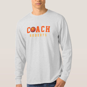 basketball COACH 🏀 [custom name]  T-Shirt
