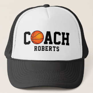 🏀 basketball COACH [custom name] Trucker Hat