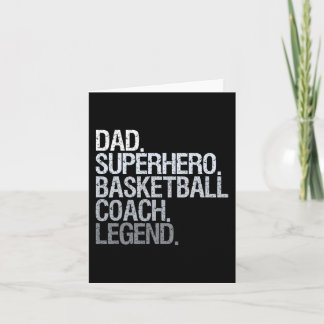 Basketball coach dad 1 card