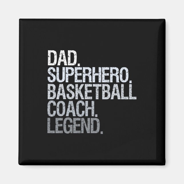 Basketball coach dad 1 magnet (Front)