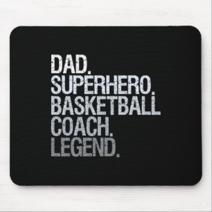 Basketball coach dad 1 mouse pad