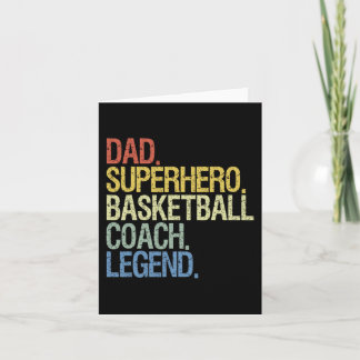 Basketball coach dad card