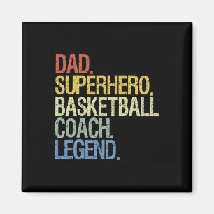Basketball Coach Dad Magnet