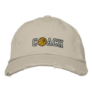 Basketball Coach Embroidered Hat