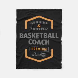 Basketball Coach  Fleece Blanket