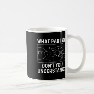 Basketball Coach Fun What Part Of Don't You Unders Coffee Mug