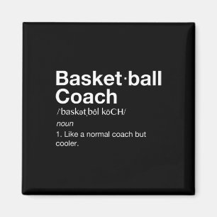 Basketball Coach Gift Fun Basketball Definition Te Magnet