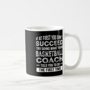 Basketball Coach Gift Fun Thank You Gift Coffee Mug
