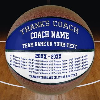 Basketball Coach Gifts, Personalised Basketball