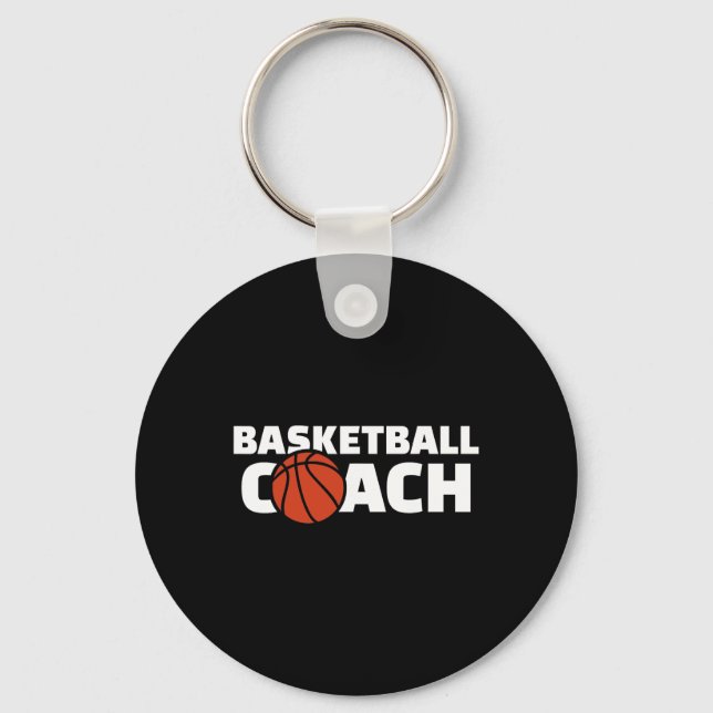 Basketball Coach  Key Ring (Front)