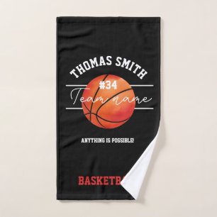 basketball coach player team hand towel
