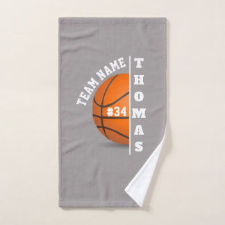 basketball coach player team hand towel