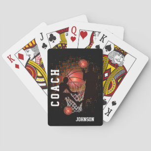 Basketball - Coach  Playing Cards