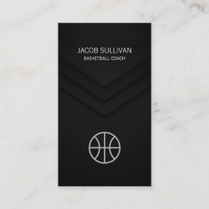 Basketball Coach Scout Professional Sports Business Card