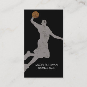 Basketball Coach Scout Professional Sports Business Card