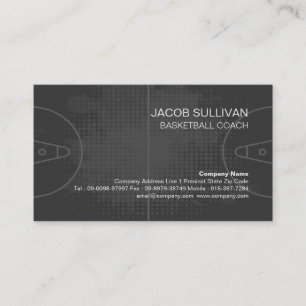 Basketball Coach Scout Professional Sports Business Card