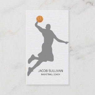 Basketball Coach Scout Professional Sports Business Card