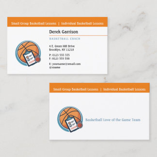 Basketball Coach | Sport Trainer Business Card