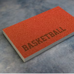 Basketball Coach Sport Trainer Minimalist Business Card<br><div class="desc">Basketball Leather Coach Sport Business Cards.</div>