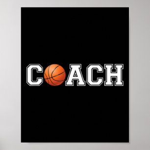Basketball Coach Sports Coaching Staff Head Coach  Poster