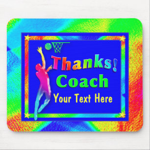 Basketball Coach Thank You Mousepad