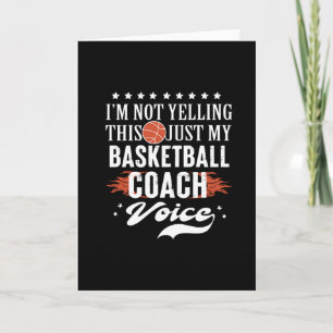 basketball coach voice   Im not yelling Card