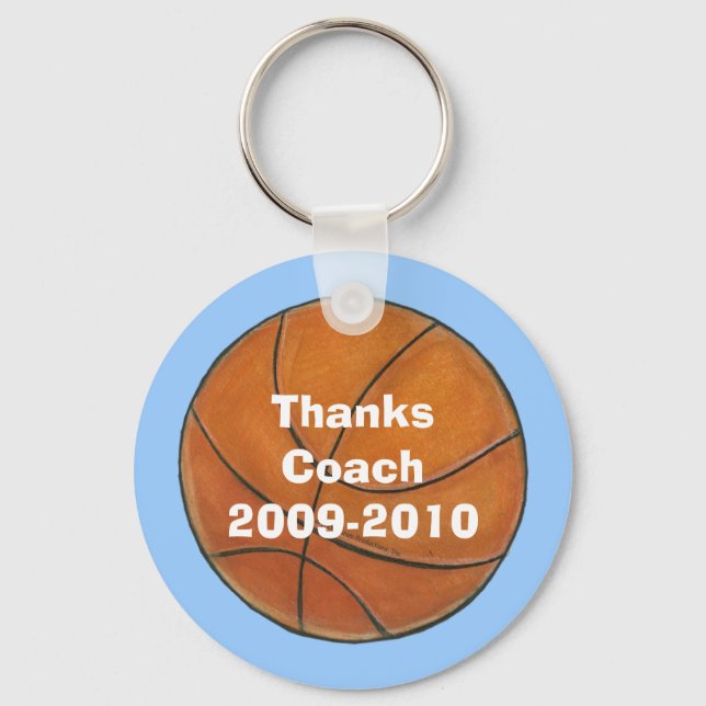 Basketball Coach's Key Chain (Front)