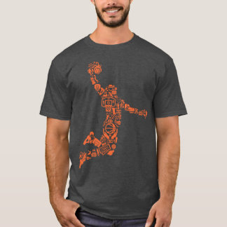 Basketball Collage  T-Shirt