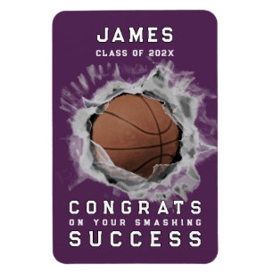 Basketball Congrats Magnet