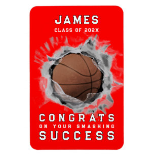 Basketball Congrats Magnet
