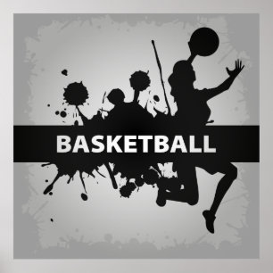 Basketball Cool Illustration Poster