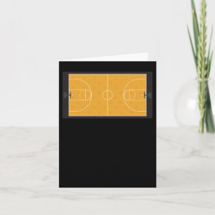 Basketball Court Card