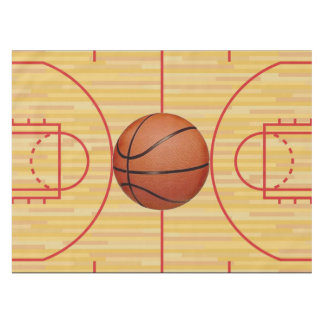 Basketball Court Design Tablecloth