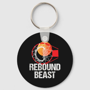 Basketball Court Fun Rebound Beast Player Gift Key Ring