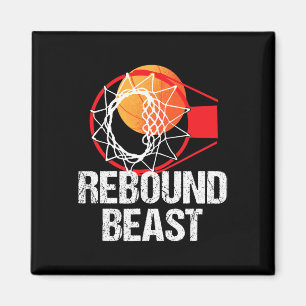 Basketball Court Fun Rebound Beast Player Gift Magnet