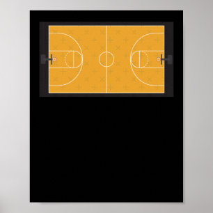 Basketball Court  Poster