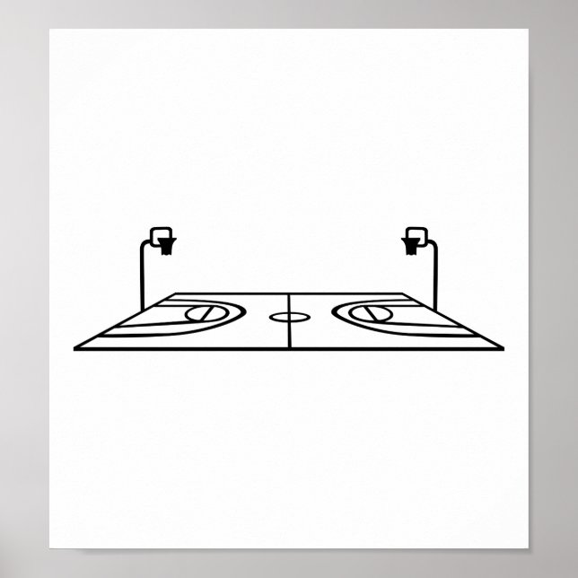 Basketball court poster (Front)