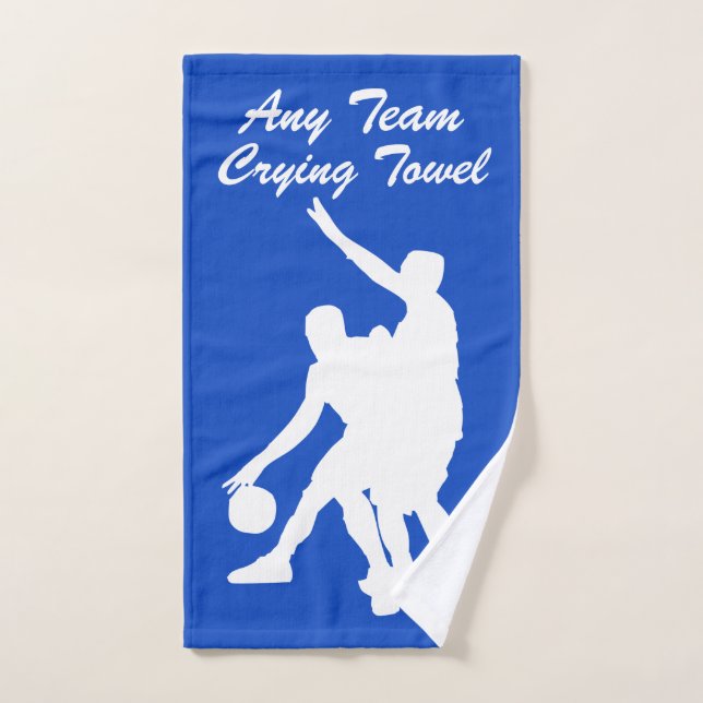 Basketball Crying Towel Your Team and Colour (Hand Towel)