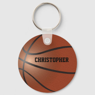 Basketball Custom Keychain