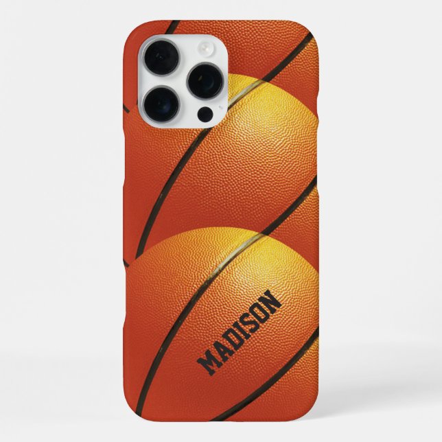 Basketball custom monogram phone cases (Back)