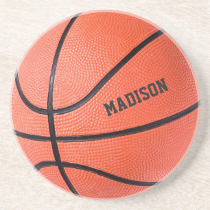 Basketball custom name coaster