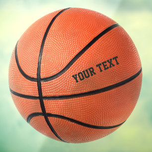 Basketball custom text