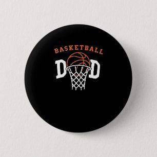 Basketball Dad. Basketball Coach 6 Cm Round Badge