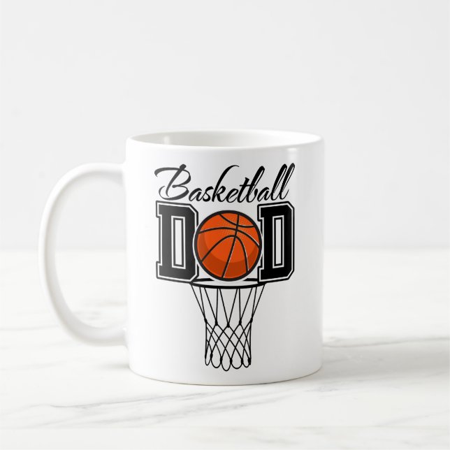Basketball Dad Coffee Mug (Left)