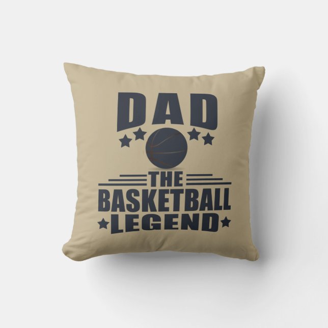 Basketball Dad Cushion (Front)