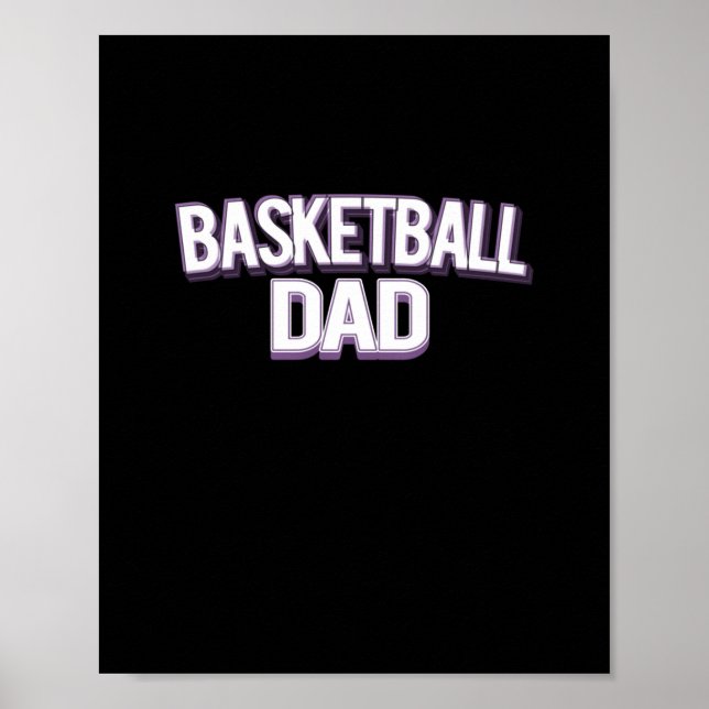 Basketball Dad - Funny Daddy  Poster (Front)