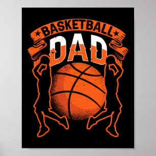 Basketball Dad Player Coach Match Team Father Dadd Poster