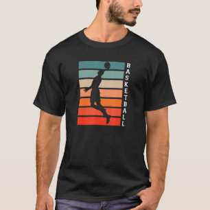 Basketball Dad Player Dunking Basketball Hoop Team T-Shirt